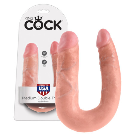 King Cock Double Trouble Dobbelt Dildo