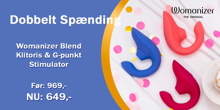 Womanizer Blend Klitoris og G-punkt Stimulator