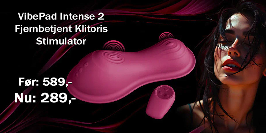 VibePad Intense 2 Fjernbetjent Klitoris Vibrator