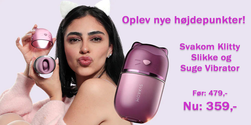 Svakom Klitty Slikke og Suge Vibrator