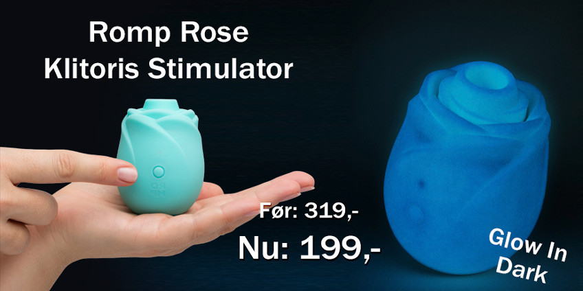 Romp Rose Glow in Dark Klitoris Stimulator